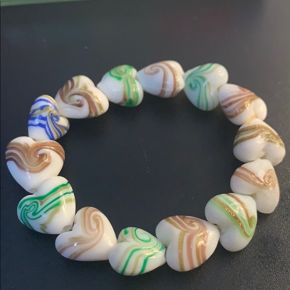 Murano hand blown glass erimish bracelet - Picture 12 of 16